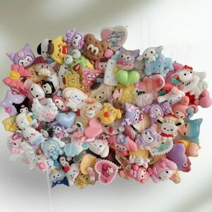 100 Random Flatback Charms